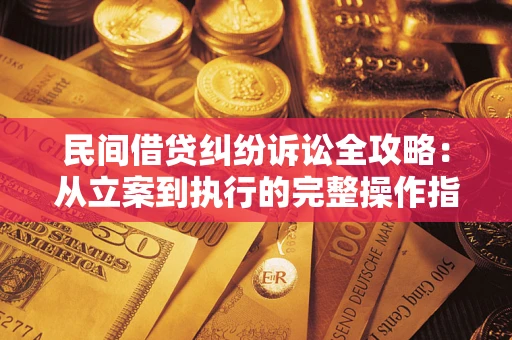 济南民间借贷纠纷诉讼全攻略：从立案到执行的完整操作指南
